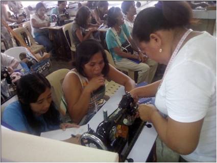 Skills Training on Dressmaking