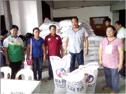 Rice Distribution to DCW (August 10, 2016)