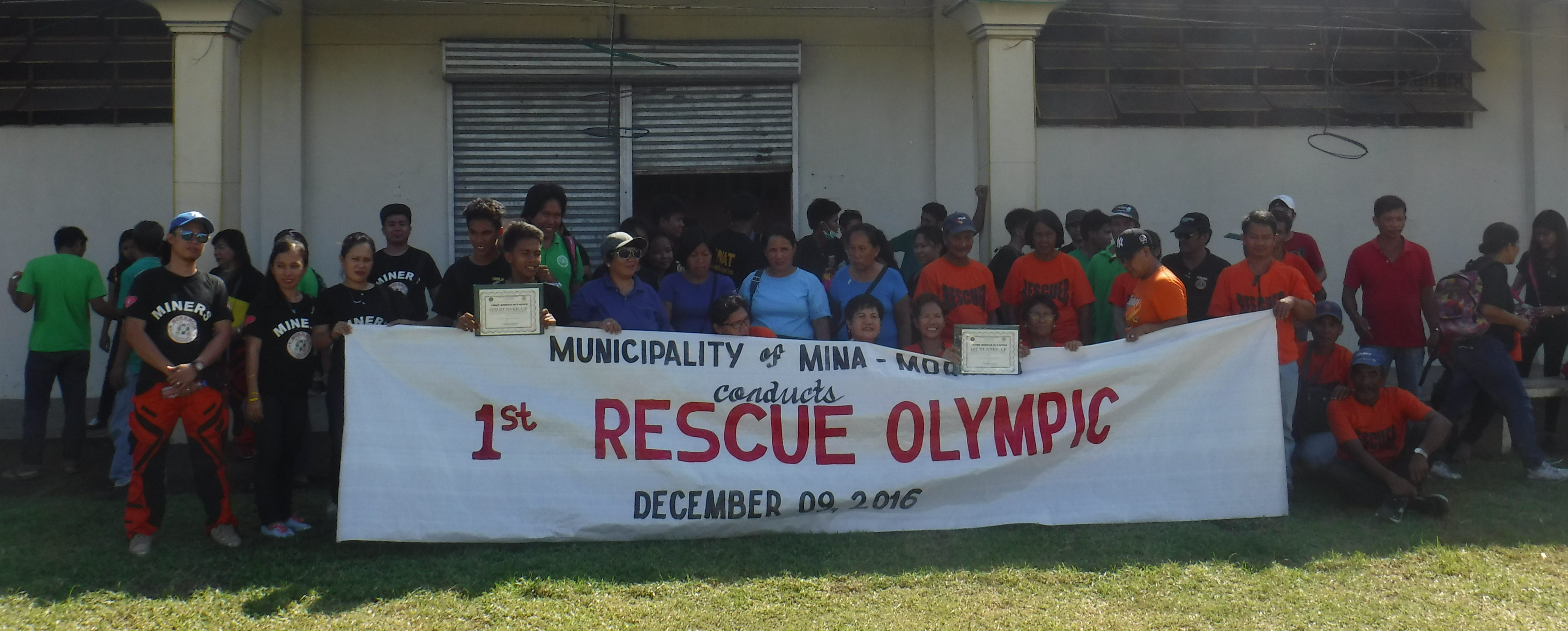 Municicipality of Mina conducted its 1st Rescue Olympics