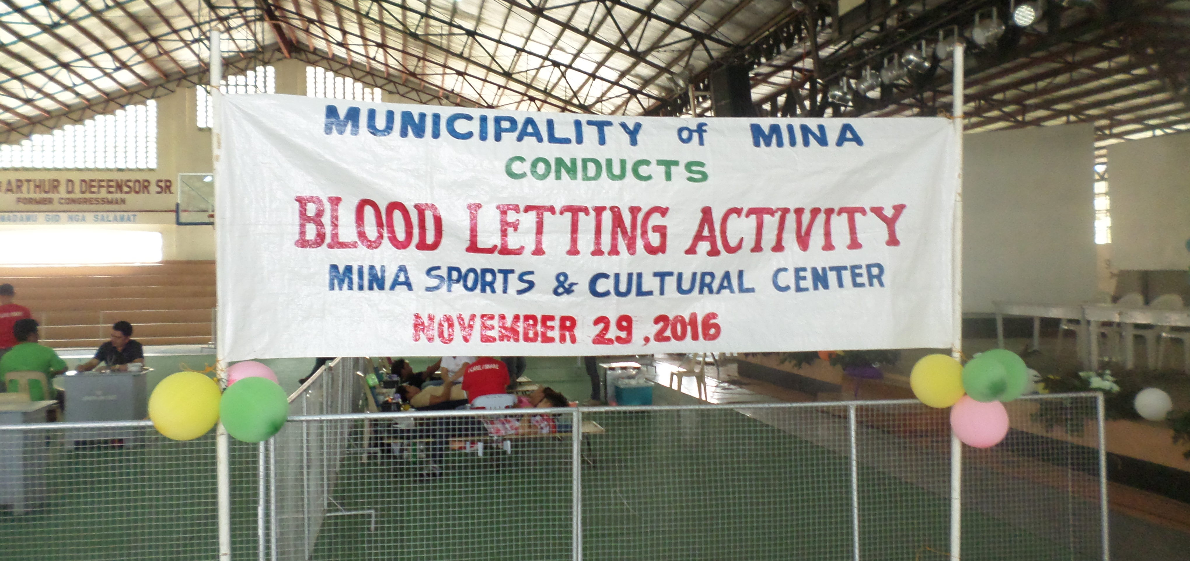 2nd Blood Letting Activity for 2016