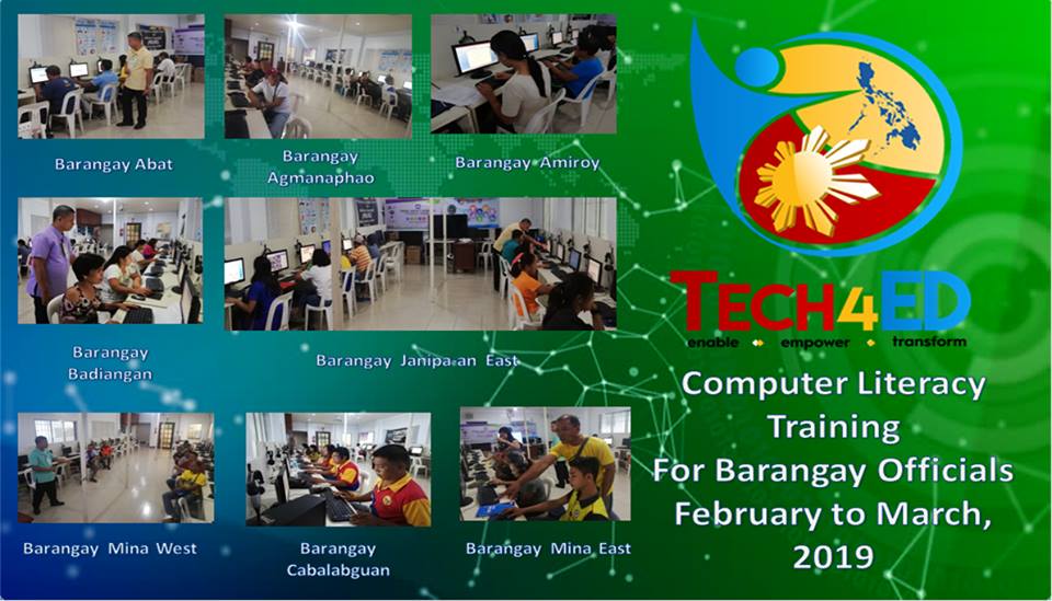 TECH4ED Computer Literacy Training for Barangay Offcials