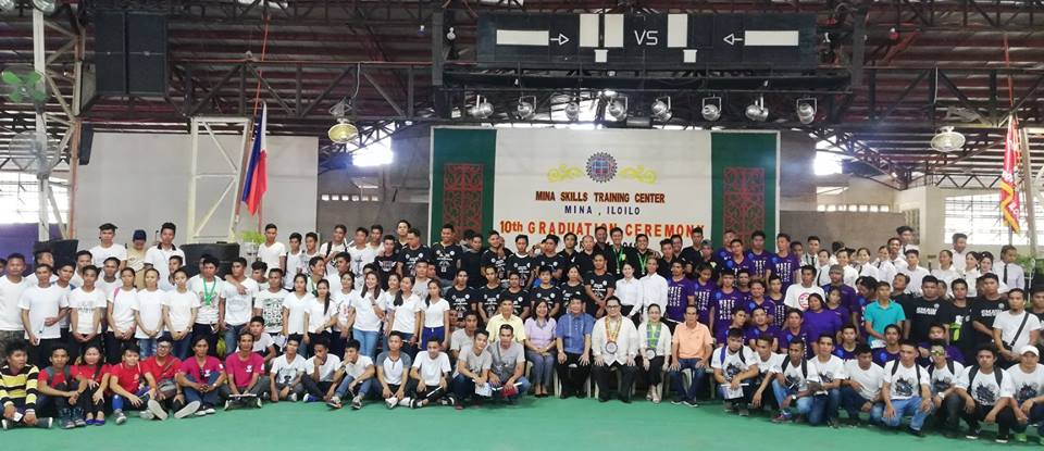 Mina Skills Training Center, a TESDA accredited center which is managed by the Local Gov’t Unit of Mina, Iloilo holds its 10th Graduation Ceremony @ Mina Sports and Cultural Center on April 24, 2019 with TESDA VI Regional Director Ashary Bantu as Honored Guest and Speaker ..Congratulations to the 435 graduates of MSTC for Year 2018!