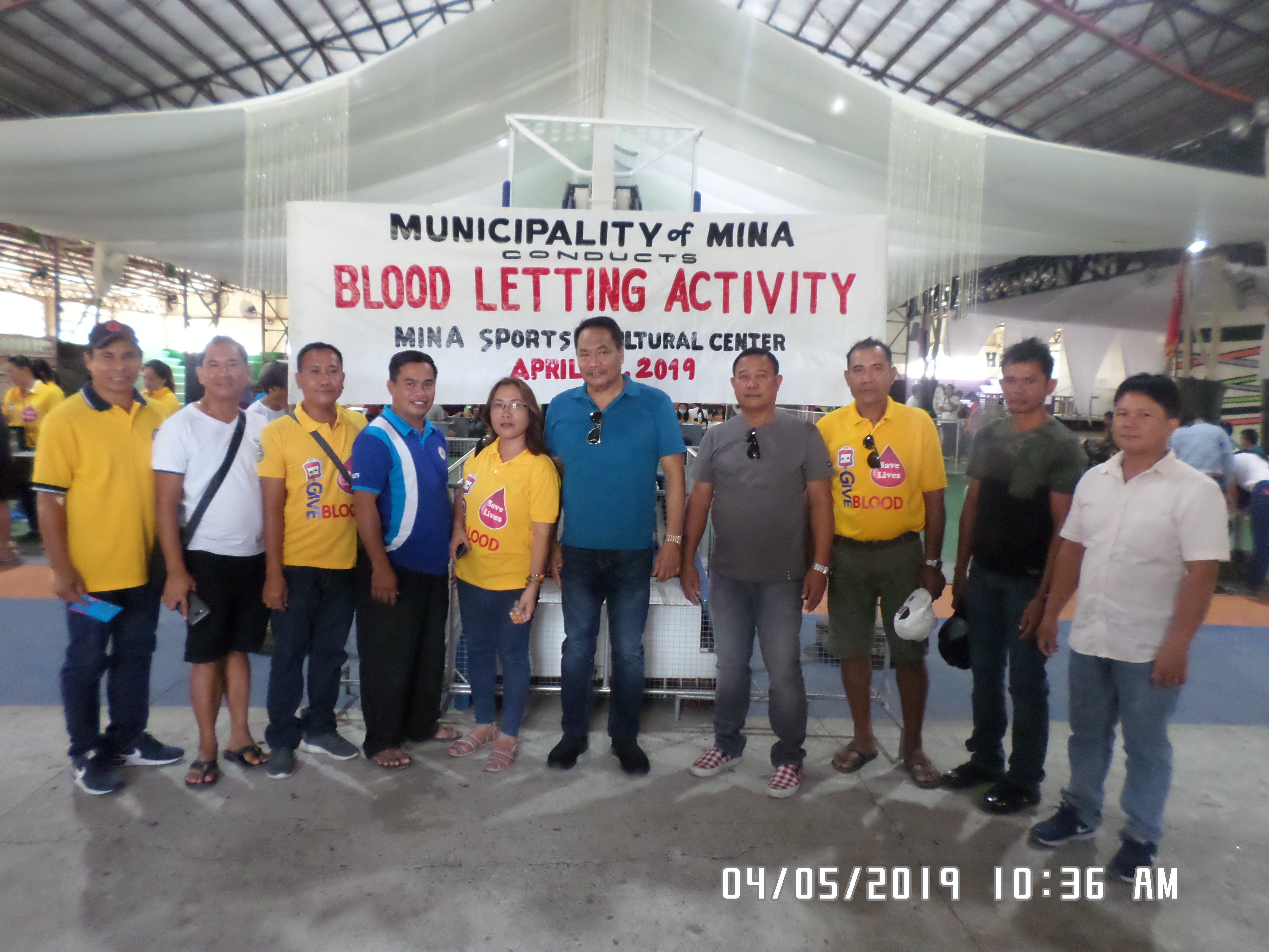 Municipality of Mina Conducts Blood Letting Activity at Mina Sports and Cultural Center