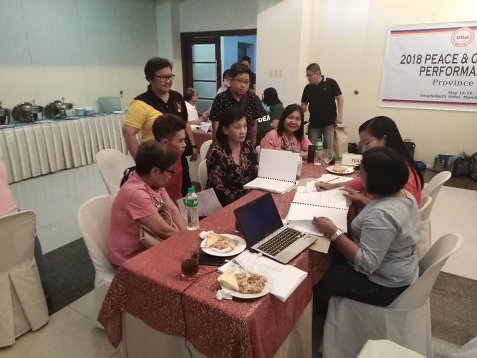 Mina’s MPOC Performance Audit conducted by DILG (Provl Audit Team) held earlier today at Smallville 21 Hotel..