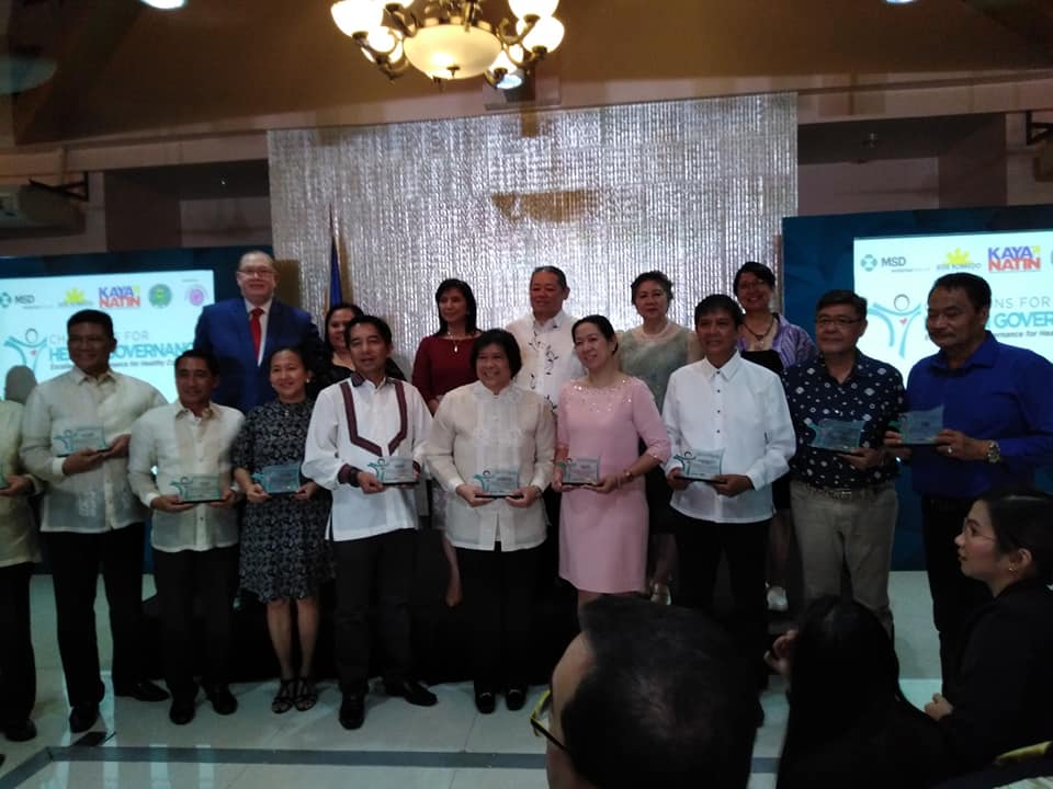 CONGRATULATIONS Dr. Janeatte Sobrevega and Mina Municipal Health Office personnel for a job well done! CHAMPION FOR HEALTH GOVERNANCE National Awardee…