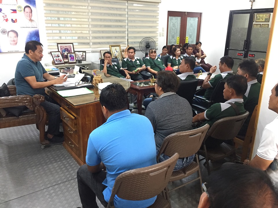 Weekly Regular Meeting of all Punong Barangay and Department Head with the Local Chief Executive