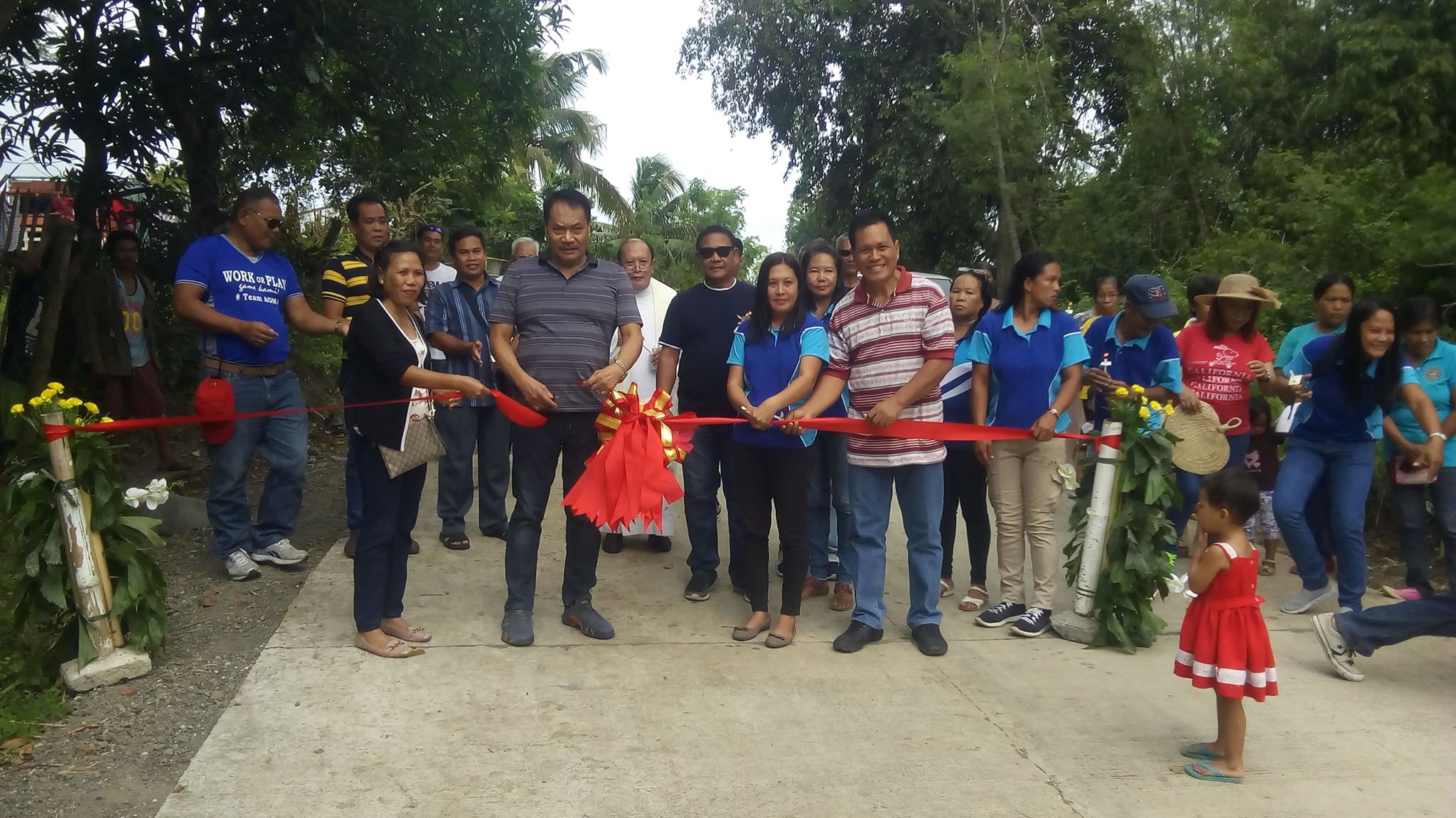 Blessing and Inauguration of Brgy. road concreting of Brgy. Talibong Pequeño and Tipolo