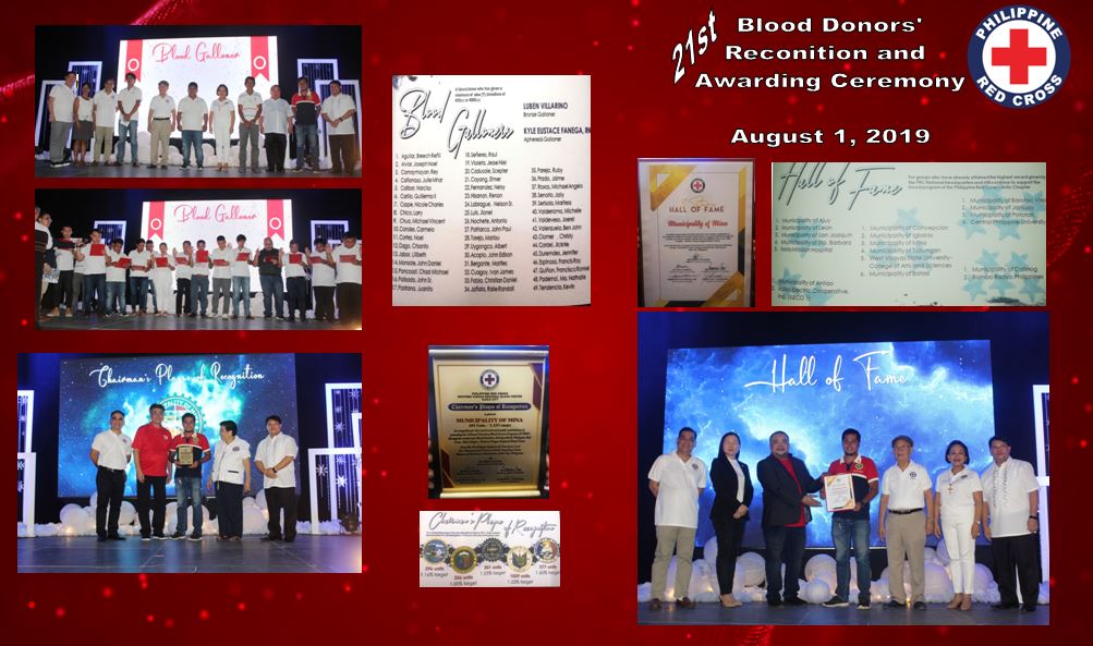 21st Blood Donors’Recognition and Awarding Ceremony 2019