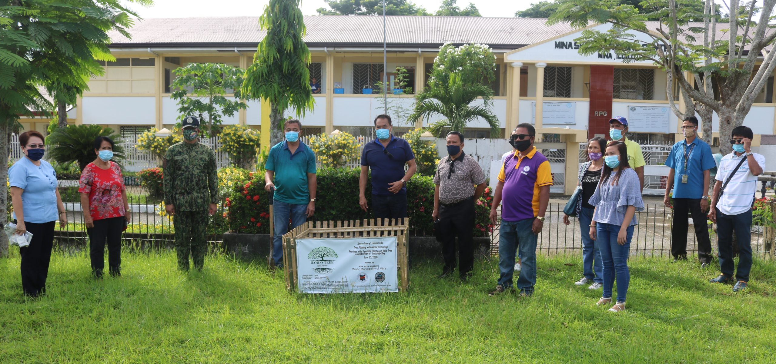 Launching of Tanum Iloilo: Tree Planting with social distancing –  Province wide Symbolic Planting of Iloilo  Tree in celebration of the Arbor Day.